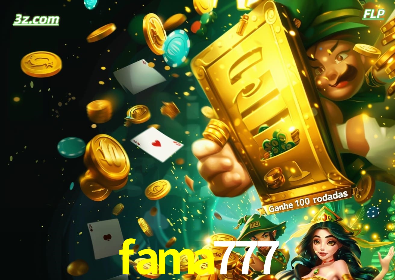 Cassino online fama777 Brasil com caça-níqueis e bônus de 100 rodadas grátis
