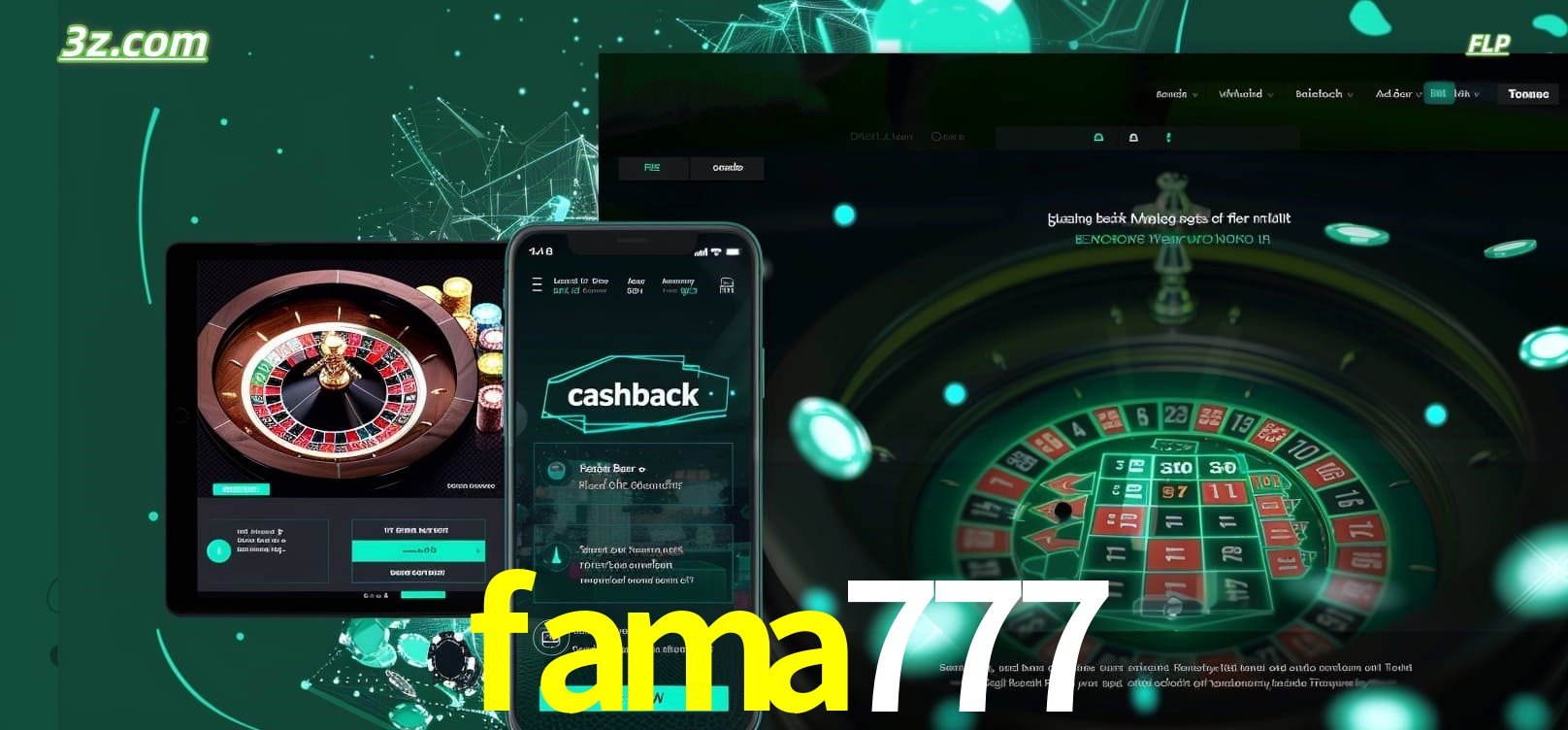 Jogue roleta em dispositivos móveis e desktop com fama777