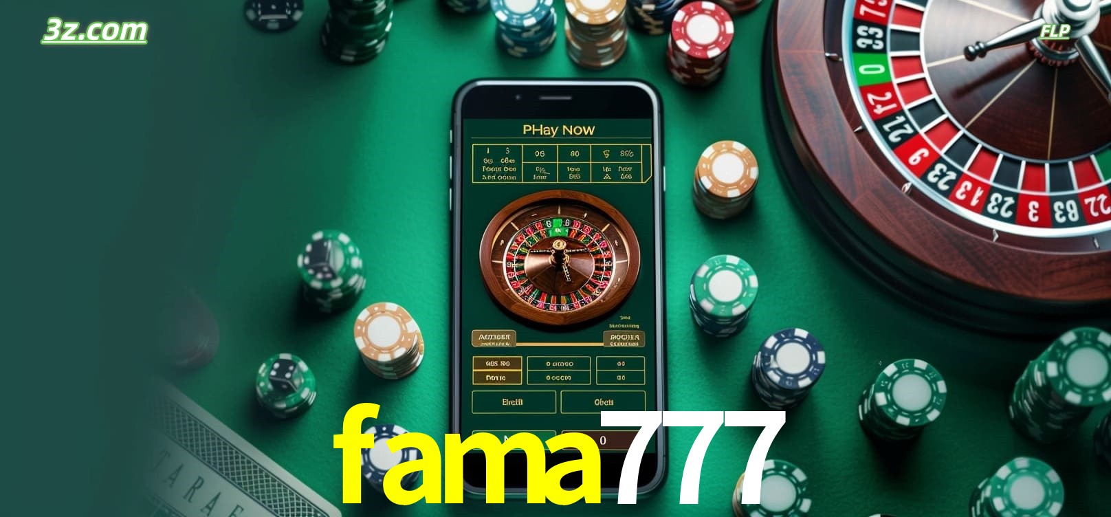 Roleta online no cassino fama777 disponível em celular e computador